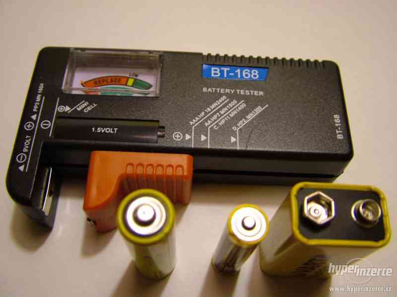 Tester napětí bateri 1,5 -9 V - foto 1