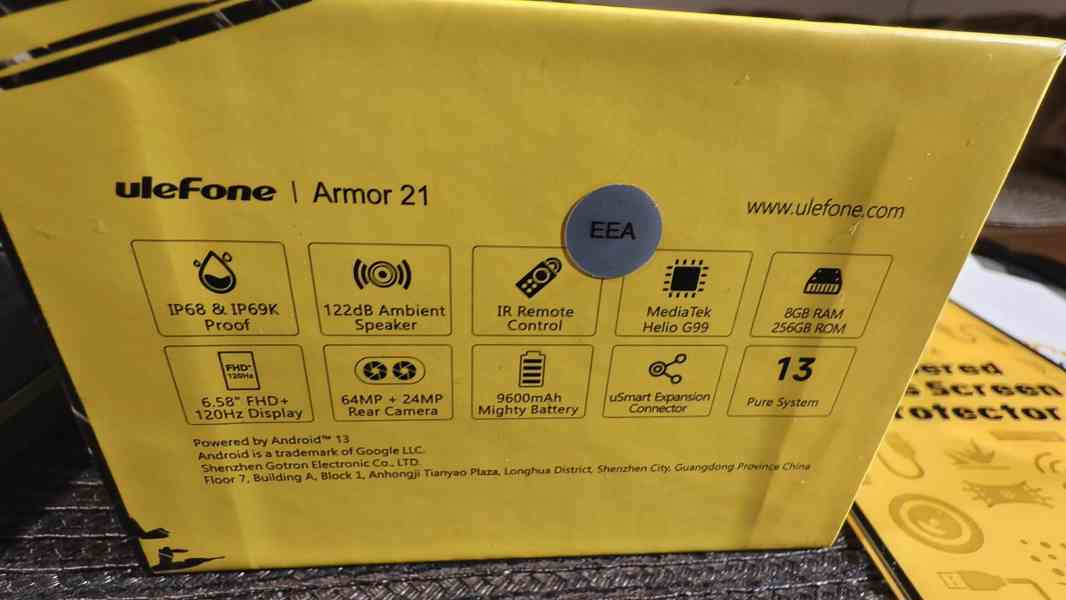 UleFone Armor 21 Black, 256 GB - foto 6