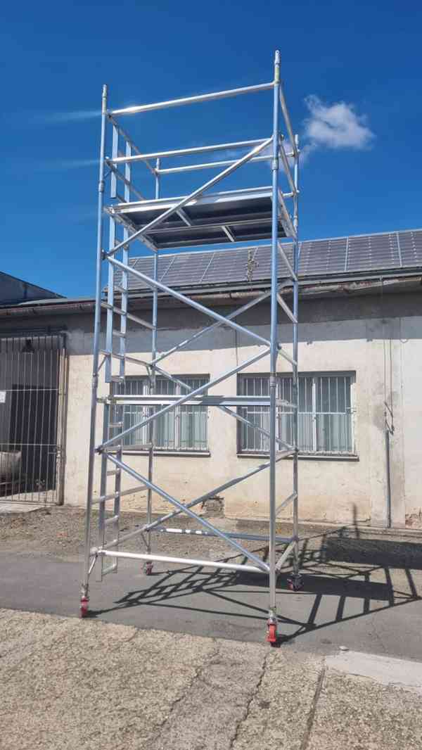 Pojízdné hliníkové lešení Klasiko 1450x1800, PV 6,2m