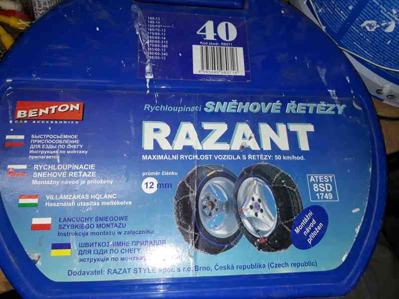 Zimní řetězy RAZANT 40