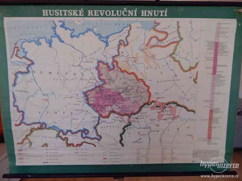 Školní mapa - Husitské revoluční hnutí - foto 1
