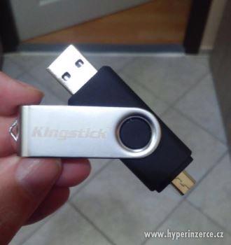 16GB USB flash disk 2.0 s mikro vstupem - foto 1
