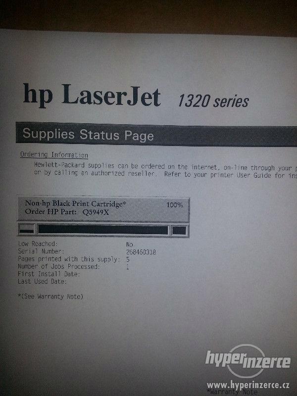 HP Laserjet 1320N | LAN | duplex | nový toner - foto 3