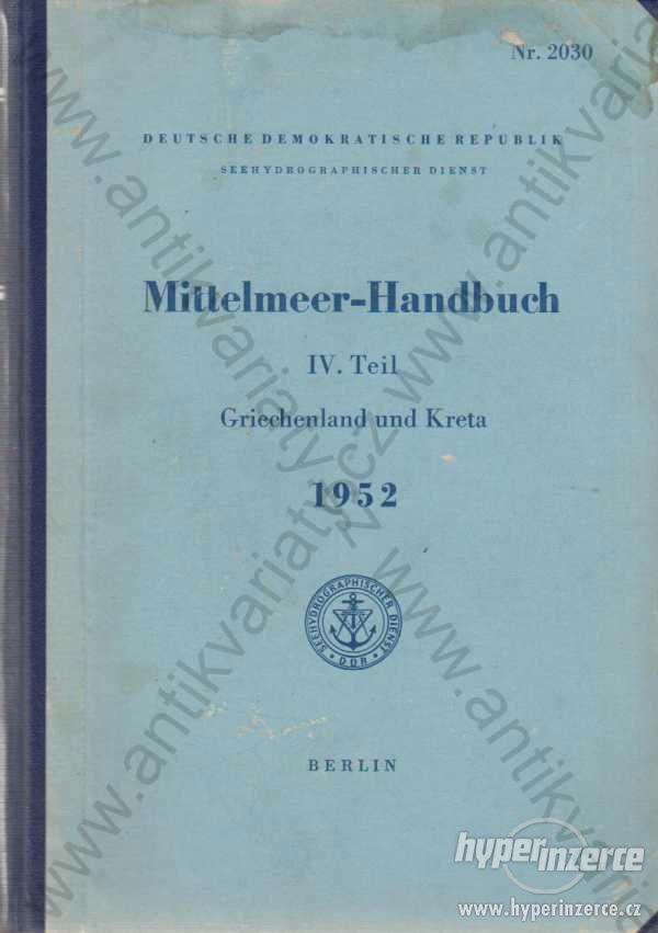 Mittelmeer-Handbuch 1952 - foto 1