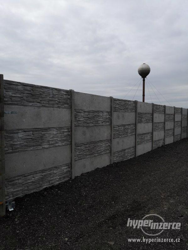 ploty z betonu s možnosti montáže - foto 3