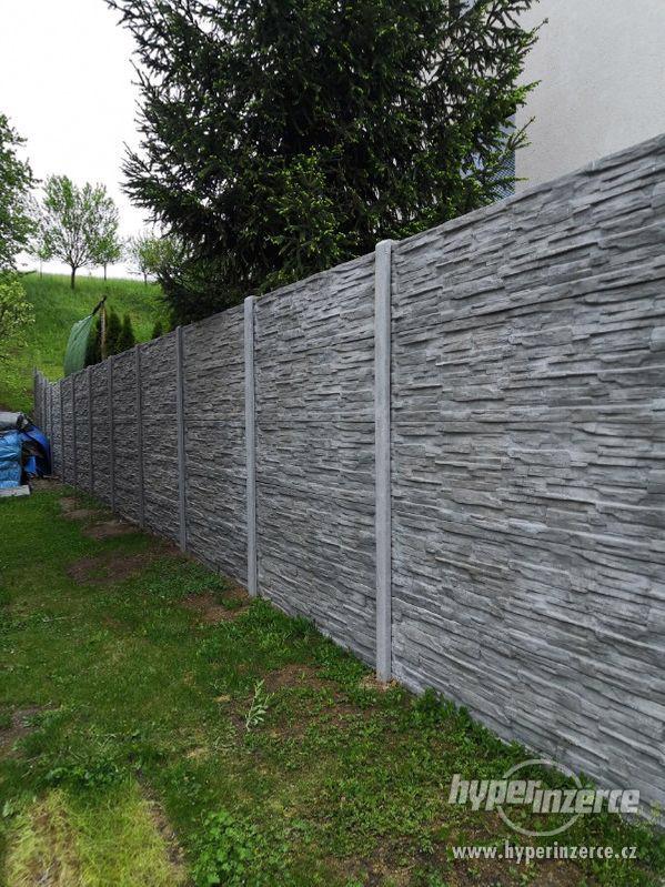 ploty z betonu s možnosti montáže - foto 4
