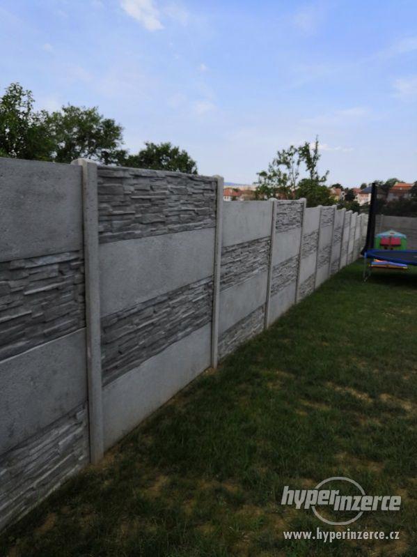 ploty z betonu s možnosti montáže - foto 5