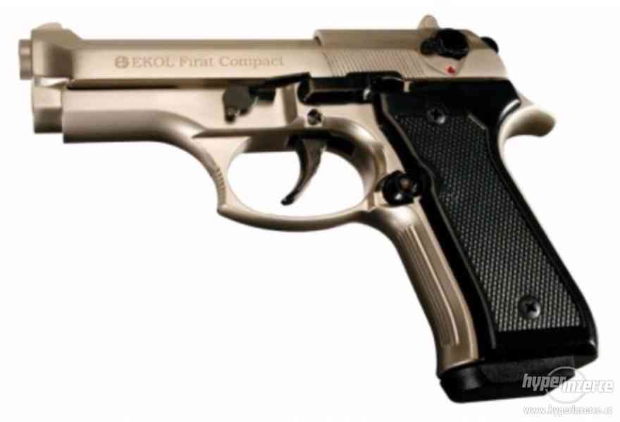 Plynová pistole Ekol Firat Compact satén nikl cal.9mm - foto 1