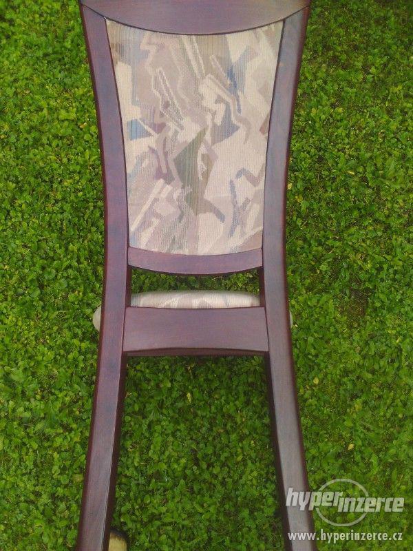 Prodám čalouněnou židli a čalouněnou židli  s područkami - foto 10
