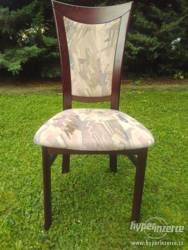 Prodám čalouněnou židli a čalouněnou židli  s područkami - foto 12