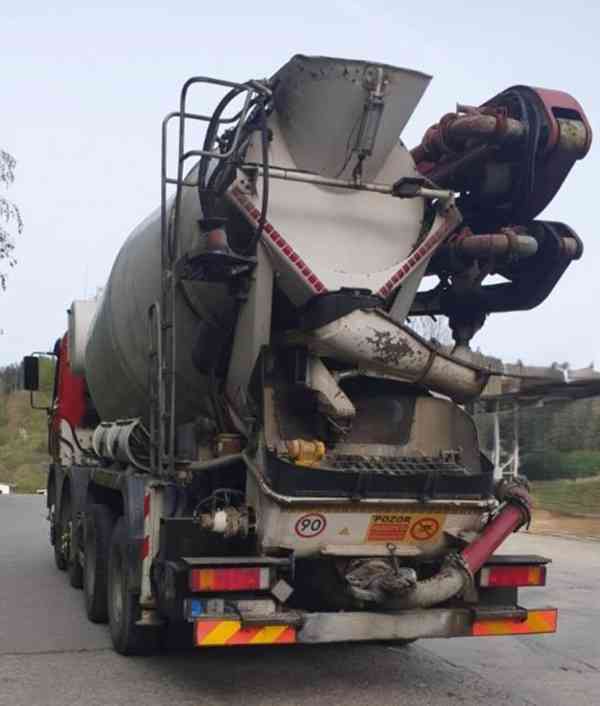 pumi 28m CIFA beton pumpa+mix Astra 8x4 TP STROJ - foto 2