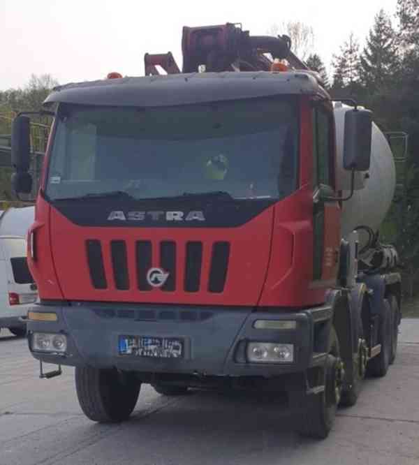 pumi 28m CIFA beton pumpa+mix Astra 8x4 TP STROJ - foto 3