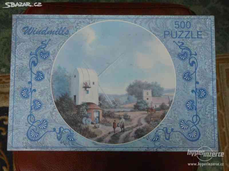 puzzle 500 - větrný mlýn - foto 1