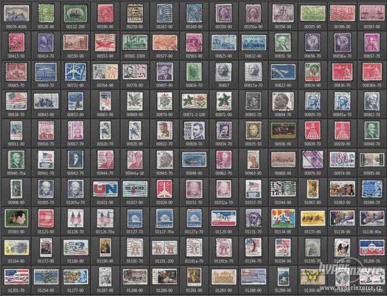 Prodám razítkované poštovní známky USA - foto 1
