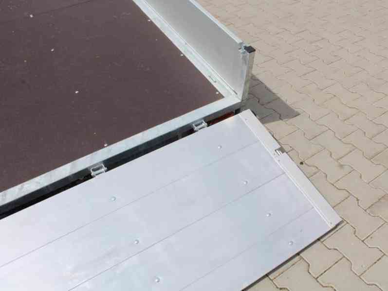 Přívěs UNK AD2100x5000 valník rampa sklopný 3500kg AKCE!!! - foto 2