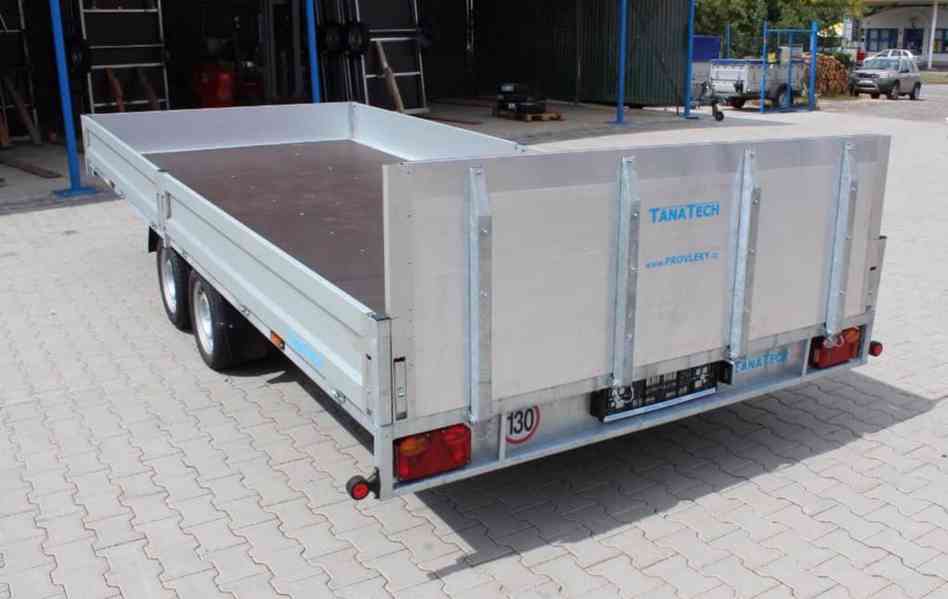 Přívěs UNK AD2100x5000 valník rampa sklopný 3500kg AKCE!!! - foto 4