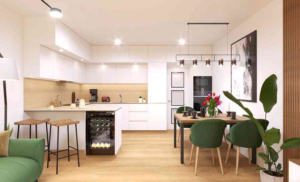 Pronajmu novostavbu 1+kk Brno, rezidence Svratka.  44 m2 - foto 10