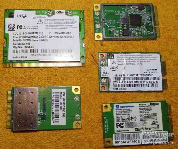 Wi-Fi karty pro ntb +USB floppy disk+síťová karta+ventilátor - foto 6