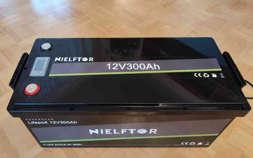 Baterie LiFePO4 Nielftor - 300Ah, 12V BMS - foto 2