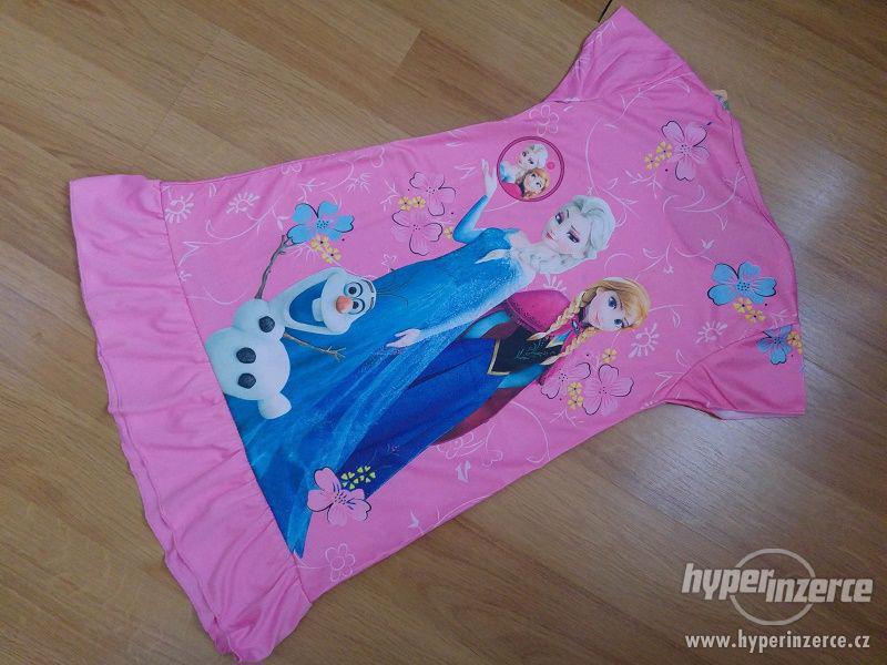 Letní šatičky-pyžamo Ledové královstí - motiv 10 - různé vel - foto 2