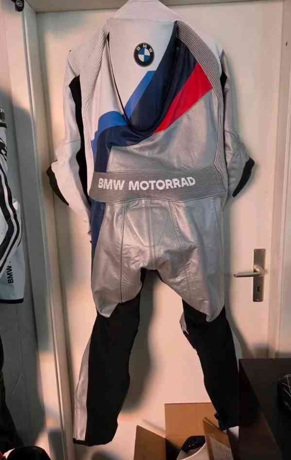 Kožená 1 - dílná kombinéza BMW M Pro Race - foto 2