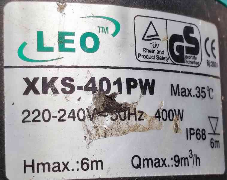 Kalové čerpadlo - foto 3