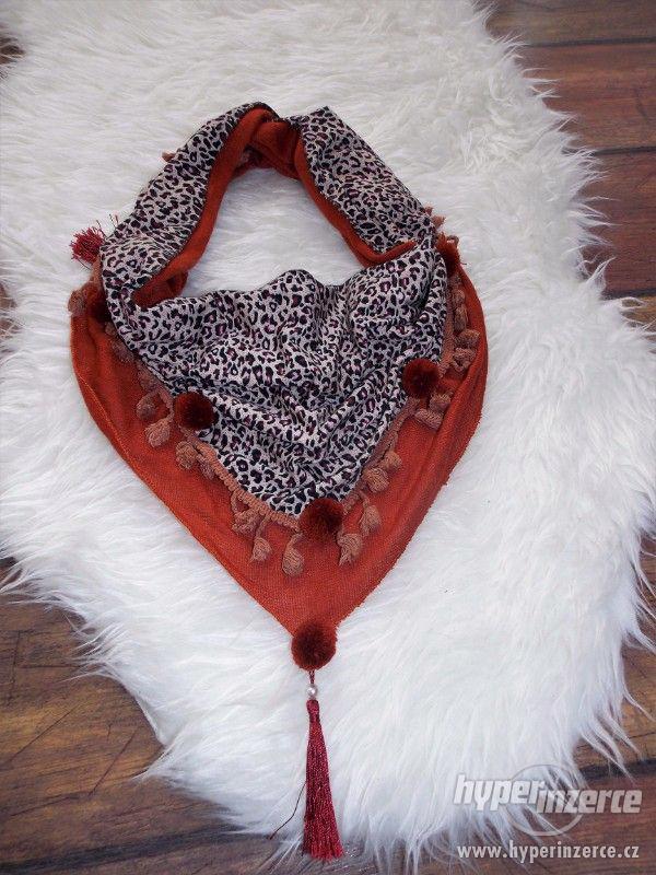 Nový dámský šátek, šála - foto 1