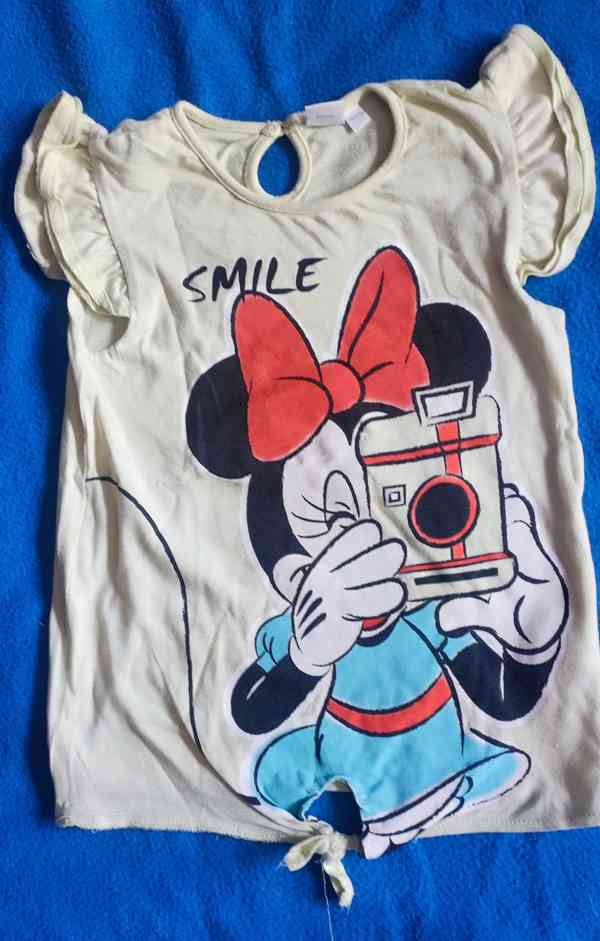 Žluté tričko s Minnie, vel. 98 - foto 2