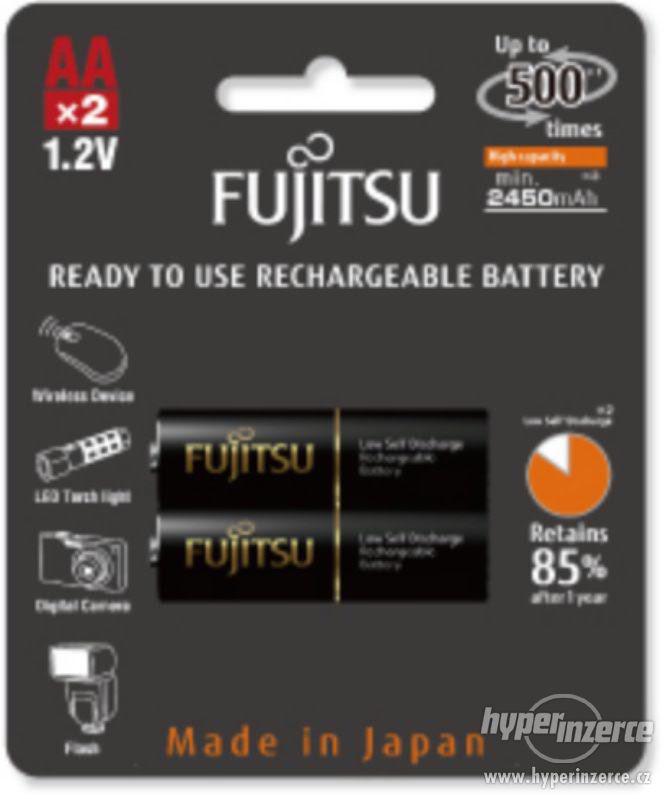 NOVÉ AA aku Fujitsu HR-3UTHCEX(2B) 2×2,55Ah (=Eneloop) s DPH - foto 1