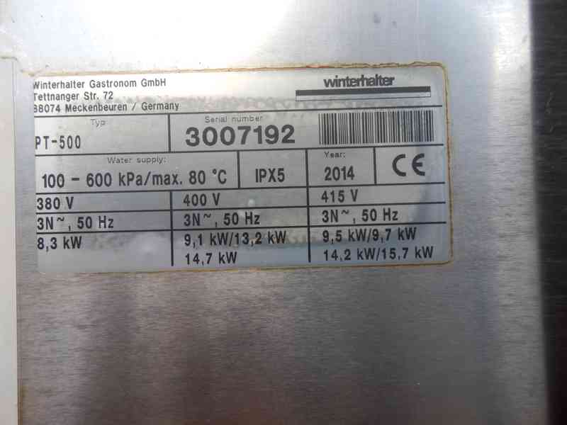Průchozí myčka Winterhalter PT-500 - foto 5