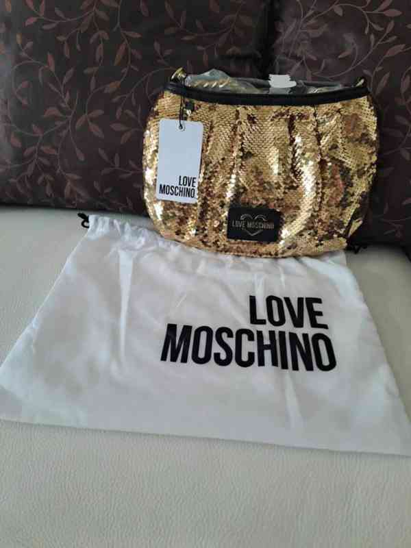 Zlatá kabelka originál Love Moschino - foto 3