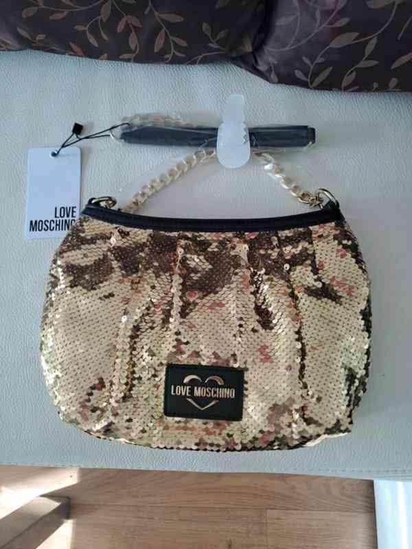Zlatá kabelka originál Love Moschino - foto 2