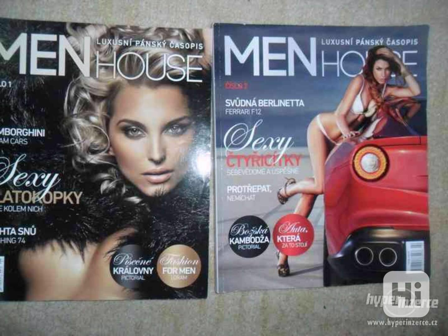Prodám dva luxusní pánské časopisy Menhouse - foto 1