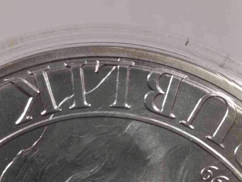 Stříbrná 10 oz investiční mince Český lev 2022 stand, 311gr. - foto 14
