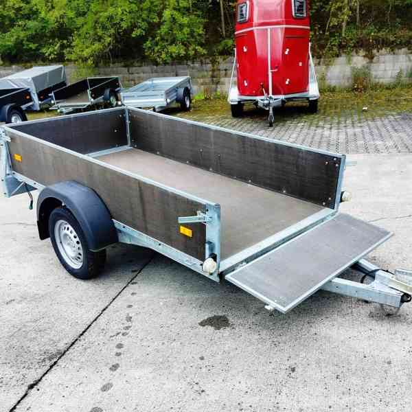 Předváděcí model, 2,41m x1,26,profi vozík svařovaný rám, DPH - foto 2