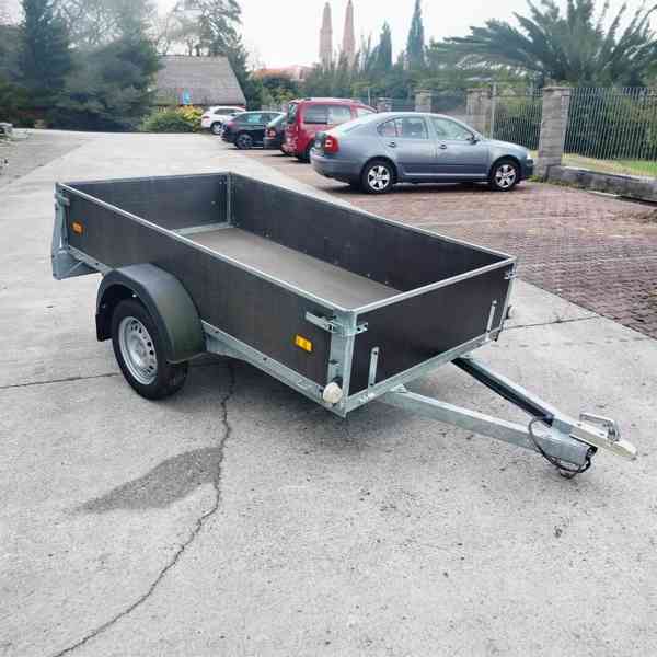 Předváděcí model, 2,41m x1,26,profi vozík svařovaný rám, DPH - foto 1