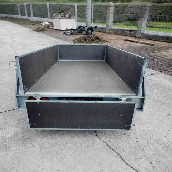 Předváděcí model, 2,41m x1,26,profi vozík svařovaný rám, DPH - foto 9