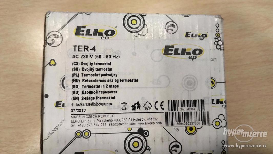 Prodám dvojitý termostat ELKO TER-4 - foto 4