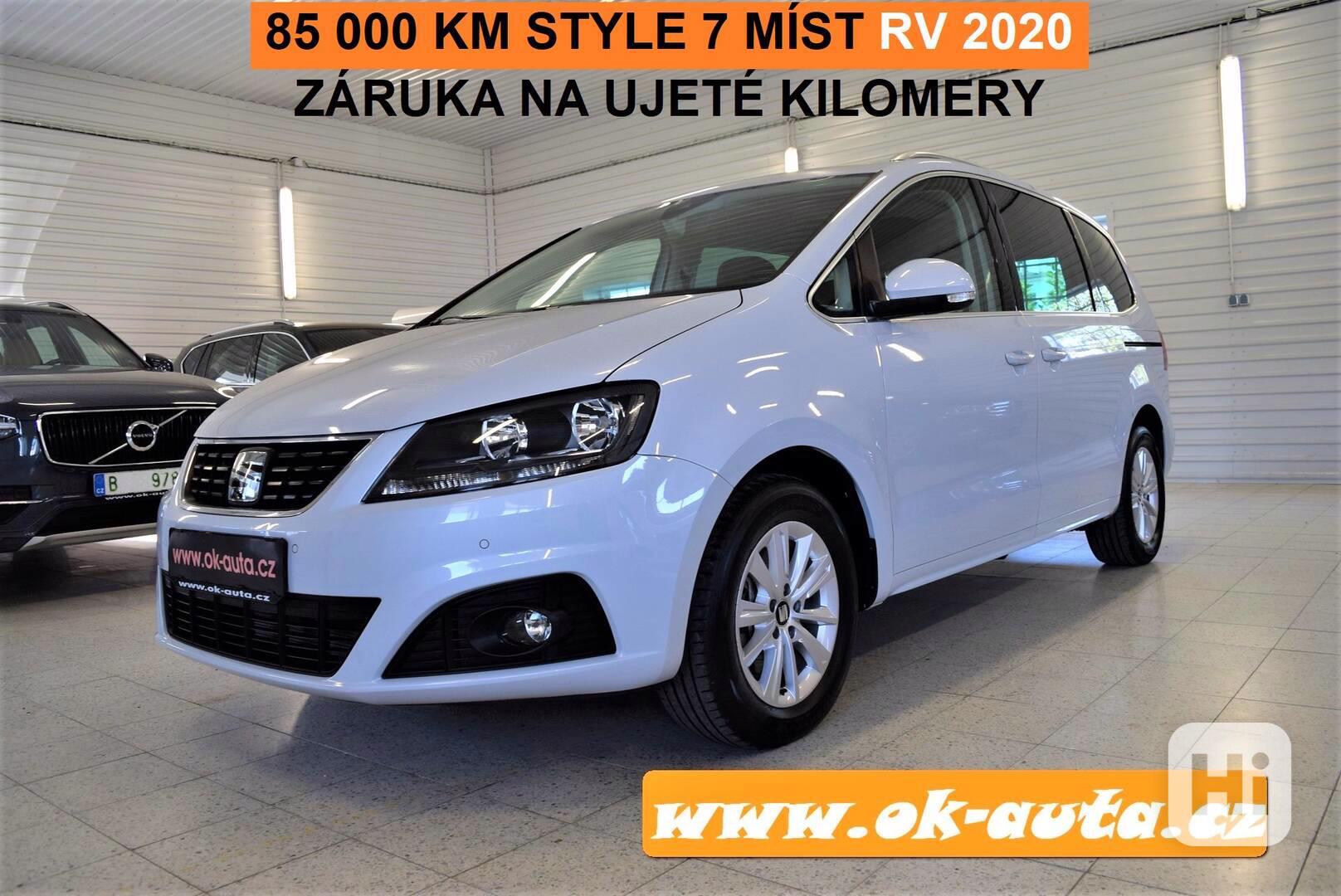 Seat Alhambra 2.0 TDI STYLE 7 MÍST 85 000 KM rv 2020 - foto 1