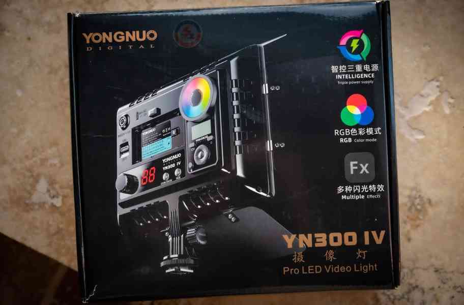 LED videosvětlo Yongnuo YN300 -IV, 3200-5500K, RGB - foto 7