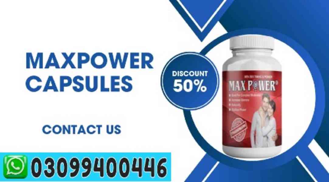 Maxpower Capsules In Karachi , 03099400446
