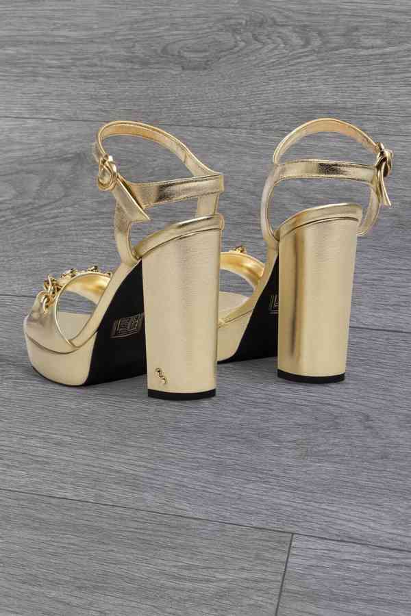 Originál Love Moschino zlaté sandály! - foto 3