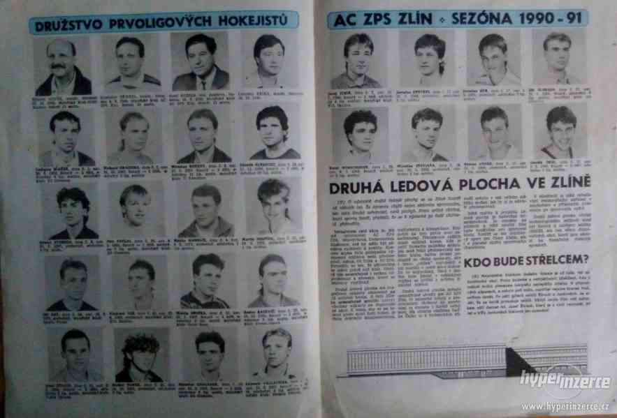 AC ZPS Zlín - hokejové noviny září 1990 - foto 3