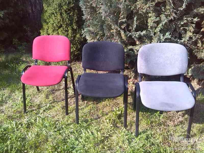 konferenční židle ČERVENÁ - foto 1