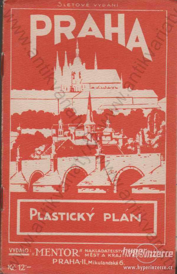 Praha - Plastiský plán Mentor Praha v době 1926 - foto 1