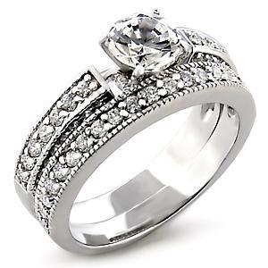 Snubní a zásnubní prsteny - set stříbrný - Stříbro 925 z USA - foto 3