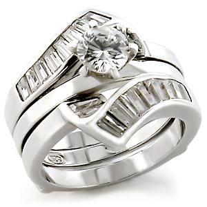 Snubní a zásnubní prsteny - set stříbrný - Stříbro 925 z USA - foto 6