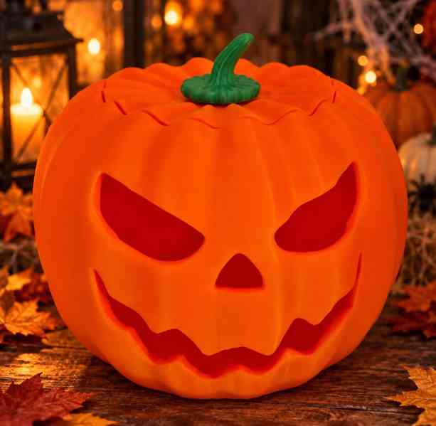 Halloween dýně – výrazná strašidelná dekorace | 3D tisk