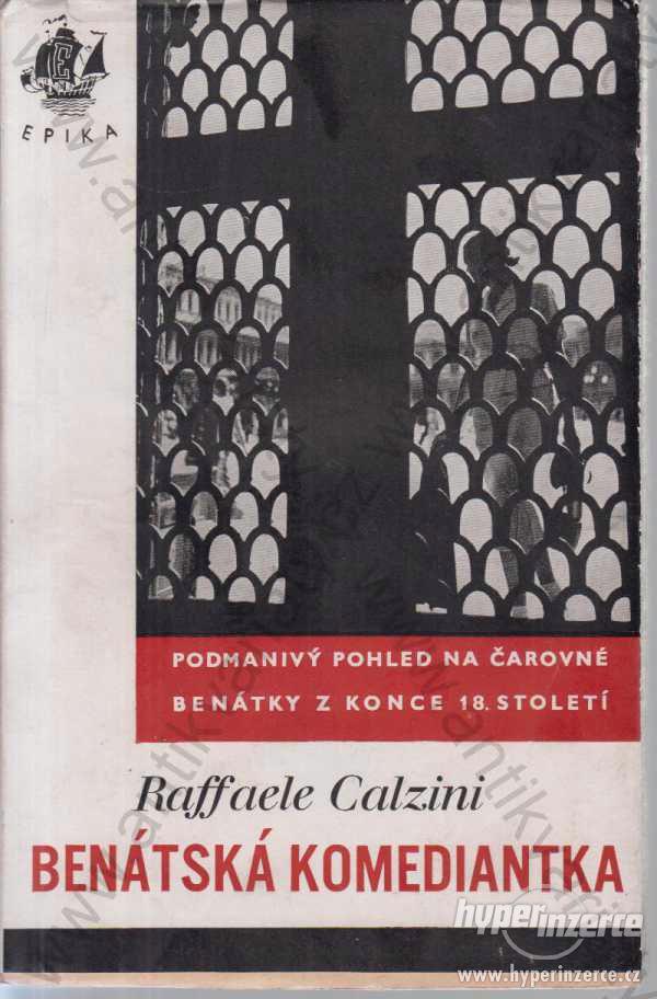 Benátská komediantka Raffaele Calzini 1937 - foto 1