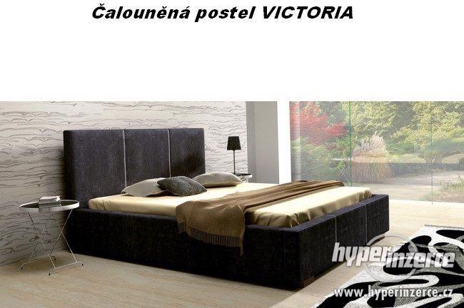 Nová nepoužitá čalouněná postel za super cenu 3 200 Kč - foto 1